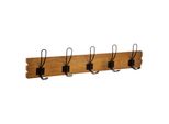 Kleiderhaken "Loft"" 5 Haken 64 × 14 Cm - Atmosphera Interior Designer"