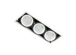 Vertico Italux Led Apparecchio Da Incasso Bianco GL7108-3/3X18W 4000K Wh+Bl