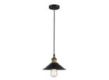 Italux Kermio Lampada A Sospensione Industriale Nera MDM-2318/1S