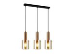 Italux Sardo Lampadario Moderno In Ottone PND-5581-3-BRO+AMB