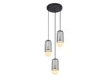 Italux Matty Lampadario Moderno Nero MDM-3939/3 Bk