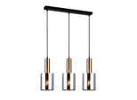 Italux Sardo Lampadario Moderno In Ottone PND-5581-3-BRO+SG