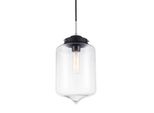 Italux Tube Lampada A Sospensione Industriale Nera MDM2095/1 B
