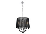 Italux Cornelia Lampadario Con Cristalli Cromo MDM-2572/3 Bk