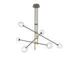 Italux Romily Lampadario Led Moderno Marrone PND-201883-6
