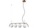 Italux Carimi Lampadario Moderno In Ottone PND-3300-4-HBR