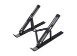 Inf Supporto Per Laptop Pieghevole E Regolabile Nero