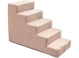 Scale Per Cani Scale Per Gatti Scale Per Animali Domestici Ausilio Per Arrampicarsi Rivestimento In Peluche 5 Gradini Velluto Rosa