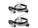 Retevis 2 Pin Radio Auricolare Compatibile Con Walkie Talkie Retevis RT24 Plus RT622 RT27 Bf UV-5R Plus BF-888S BF-88E Kenwood Auricolare Di Sicurezza (2Pcs)