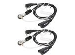 Auricolari Retevis Con Trasmettitore, 2 Pin Compatibili Con Walkie Talkie Retivis RT24 Plus RT622 RT27 Bf UV-5R Plus BF-888S BF-88E Kenwood (2 Pezzi)