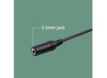 Retevis TCK01 Trasmettitore Adattatore Audio A 2 Pin Con Cuffie Da 3,5 Mm Cavo Di Accensione Compatibile Con RT24 RT22 RT27 RT28 RT617 BF-888S UV-5R Radio Ricetrasmittente Kenwood (1 Pezzo)