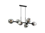 Italux Borgo Lampadario Moderno Nero PND-30843-6 Bk+Sg