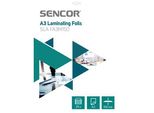 Sencor Sla FA3M150 Foglio Di Laminazione/Custodia A3, Spessore Foglio 2 X 75 Micron, Confezione Da 25 Pezzi