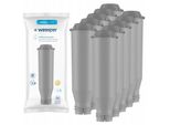 Filtro Acqua Wessper Aquaclaro Compatibile Con Krups, Adatto A Molti Modelli Di Krups, Siemens, Bosch, Aeg, Tefal, Neff, Gaggenau (Confezione Da 10)