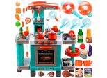 Cucina Per Bambini Malplay Con 2 Piastre E Pentole, Luci E Suoni Di Cottura, Gioco Di Ruolo Per Bambini E Bambine Dai 3 Anni In Su