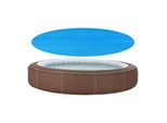 Copertura Solare Per Piscina In Pe Rotonda ⌀549 Cm Blu