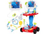 Malplay Trolley Medico Elettronico | Dottore Giocattolo | Valigia Da Gioco Di Ruolo Per Bambini | Set Medico | Regalo Per Bambine E Bambini | A Partire Da 3 Anni