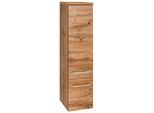 Midischrank Welltime "Davos", Braun (Eichefarben, Eichefarben), B:30Cm H:130Cm T:35Cm, SchräNke, Midischrank