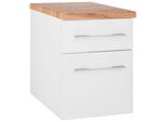 Unterschrank Welltime "Davos", Weiß (Weiß, Weiß, Matt), B:30Cm H:41Cm T:47Cm, SchräNke, Unterschrank