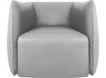 Sessel Egoitaliano "Ludo Loungesessel, Designsessel, Clubsessel, Elegant Und Zeitlos", Grau (Stone), B:80Cm H:68Cm T:80Cm, Leder »Bull« (Echtes Rindsleder). Geschliffenes, Pigmentiertes Und Behandeltes Rindsleder Mit Einer Dicke Von 1, 3-1, 5 Mm. Dieses Leder Zeigt Eine Ziemlich Weiche Hand Mit Einem Halb Undurchsichtigen Aussehen. Es Handelt Sich Um Ein GeschüTztes Leder. Eine Leichte Deckschicht