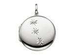 MedallionanhäNger Jobo "AnhäNger Medaillon Rund", Silber (Silber 925), SchmuckanhäNger, Damen, Silber 925 (Sterlingsilber), 925 Silber Mit 3 Zirkonia