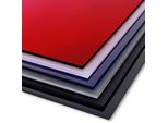 Lastra Acrilica Colorata Per Un'ampia Gamma Di Applicazioni, Superficie Resistente Agli Agenti Atmosferici 3 Mm Rosso 100X100 Cm