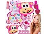 Malplay Set Di Trucchi Per Bambini "Scimmia"" Con Trucco Reale Creativo, Lavabile E Sicuro Per Bambini A Partire Da 3 Anni"