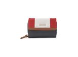 TOM TAILOR Damen TTJUNA Portemonnaie mit Colour-Blocking, blau, Colour Blocking, Gr. ONESIZE