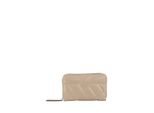 TOM TAILOR Damen TTAMELA Portemonnaie mit Stepp-Details, beige, Uni, Gr. ONESIZE