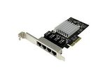 StarTech.com 4 Port PCI Express Gigabit Ethernet Netzwerkkarte - Intel I350 NIC - 4-fach PCIe Netzwerk Adapter mit Intel Chip - Netzwerkadapter - PCIe x4