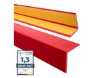 Quest Profilo Angolare Protettivo In Pvc Morbido Autoadesivo 27X27 Mm, 1,8 M, Protezione Bordi, Rosso
