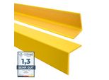 Quest Profilo Angolare Protettivo In Pvc Morbido Autoadesivo 35X35 Mm, 0,9 M, Protezione Bordi, Giallo