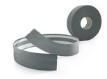 Quest Battiscopa In Pvc Autoadesivo 23X32Mm, 25M, Battiscopa Morbido, Flessibile, Grigio