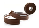 Quest Battiscopa In Pvc Autoadesivo 23X32Mm, 25M, Battiscopa Morbido, Flessibile, Marrone Scuro