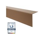 Quest Profilo Angolare Decorativo In Pvc 50X20 Mm, 1,5 M, Protezione Bordi, Marrone