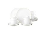 Seltmann Weiden Kaffeeservice Liberty Goldrand 18Er Set