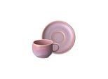Like. By Villeroy & Boch Espressotasse Mit Untertasse Perlemor Coral 60 Ml