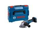 Bosch Gws 18V-15 Psc Smerigliatrice Angolare Professionale A Batteria 18 V 125 Mm ( 06019H6B02 ) Biturbo Brushless + L-Boxx - Senza Batteria, Senza Caricabatterie