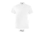 Sols 11150 | Maglietta A Maniche Corte Victory Con Scollo A V Da Uomo - Colore: Bianco - Taglia: L
