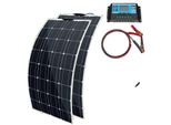 Set Di Pannelli Solari, Alta Efficienza, Flessibile, Sistema Solare Da 200W