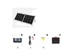 Pannello Solare, Design Portatile, Alta Efficienza, 100W