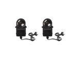 Mini Spot, Miscelazione Colori Rgbw, Funzione Dimmer, 2 Pezzi 10W, Spina Ue