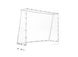 Rete Di Rimbalzo Per Il Calcio, Parete Di Rimbalzo Portatile Per Il Calcio, Regolabile Per Bambini E Ragazzi, 8X6Ft