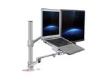 Supporto Per Monitor, Regolabile In Altezza, Doppio Bracciolo, OLL-3L-S