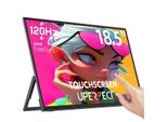 Monitor Portatile, Touchscreen, Frequenza Di Aggiornamento 120 Hz, Touchscreen Da 18,5 Pollici, Spina Ue