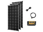 Set Di Pannelli Solari Monocristallini, Pannelli Da 150W, Regolatore Da 12V/24V, Kit Da 450W