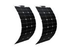 Set Di Pannelli Solari, Pannelli Flessibili Da 200W, Compatibilità Con Batterie Da 12V, 2X 100W