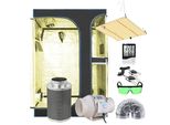 Tenda Per Coltivazione Indoor, Luci Led Dimmerabili, Sistema Di Ventilazione Completo, Varie Dimensioni, 90X60X135Cm2In1Kits