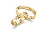 Partnerring MARRYA Titan Ringe Trauringe Eheringe Partnerringe Gr. 68, gold (herren ring, gold), Fingerringe, Damen, 68, Titan