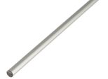 Alberts 473334 Barra Rotonda, Alluminio, Anodizzato Argento, 1000 X 8 Mm